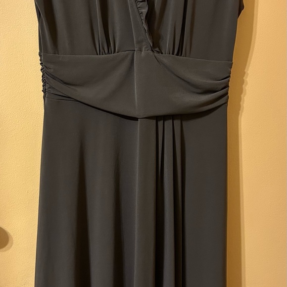 Brown faux wrap dress - Picture 3 of 4